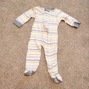 Burt's Bee Baby Boy Striped Pajamas Size 6-9 Months